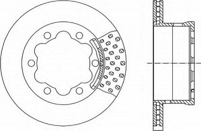 OPEN PARTS bda178620 -  Тормозной диск